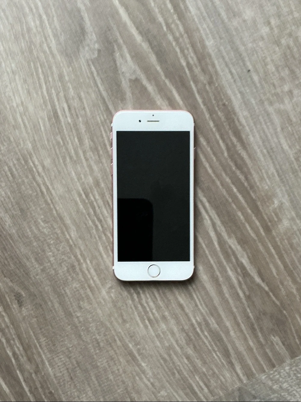 Apple iPhone Rose Gold and White Front Smartphone